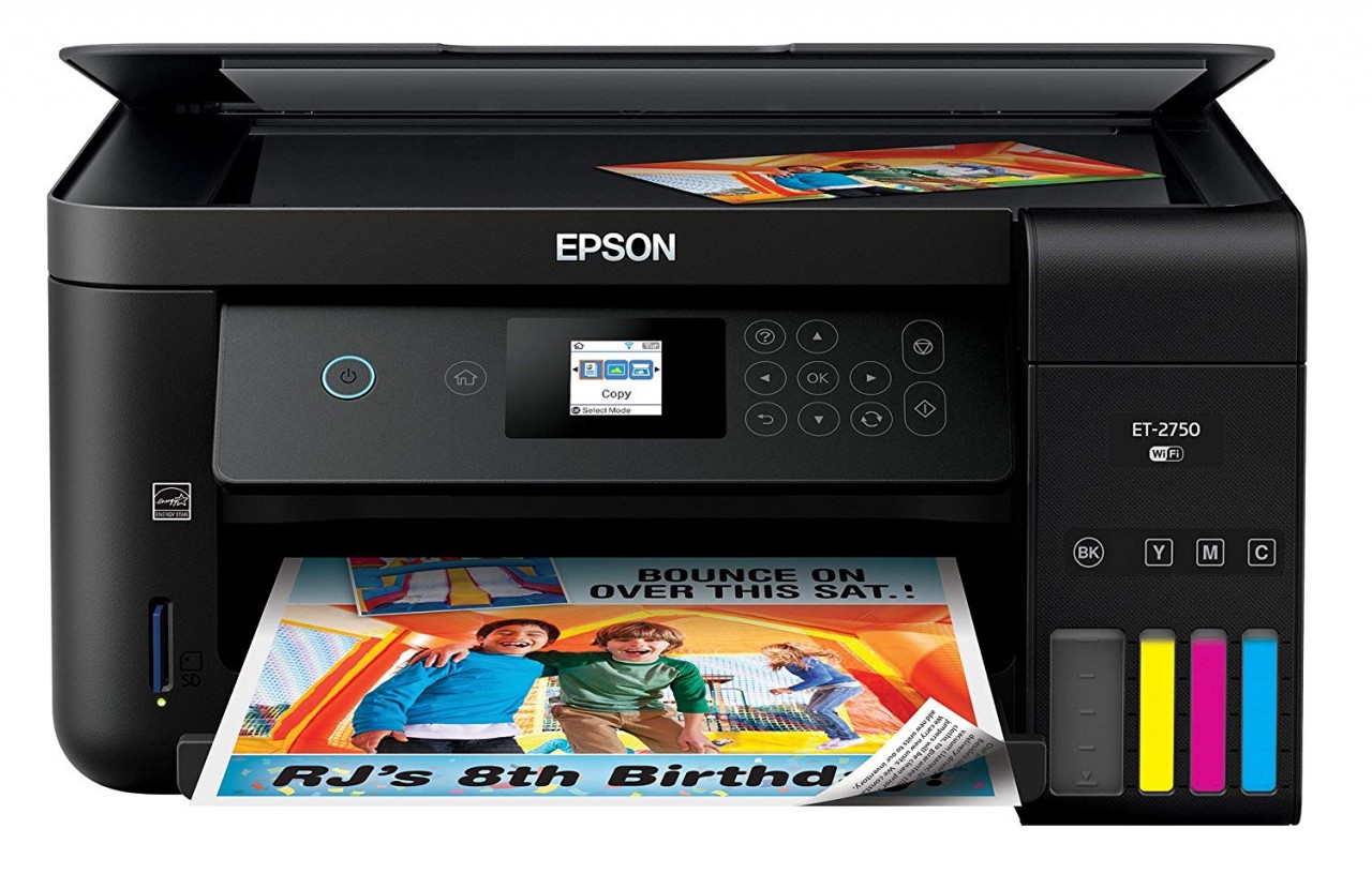 Expression Et 2750 Epson Ecotank Wireless Color All In One Printer Color Inkjet Printer Wi Fi 9592